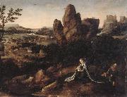 unknow artist A landscape with the rest on the Flight into egypt oil painting on canvas